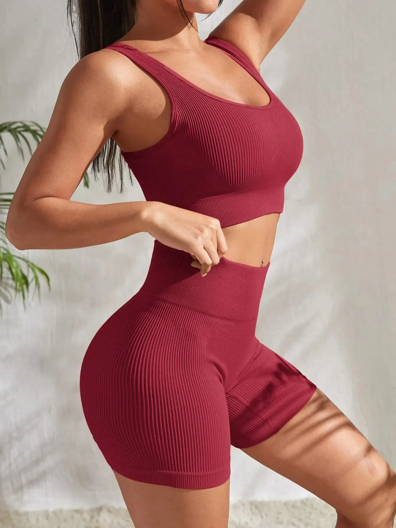 Conjunto Esportivo Feminino Short e Top