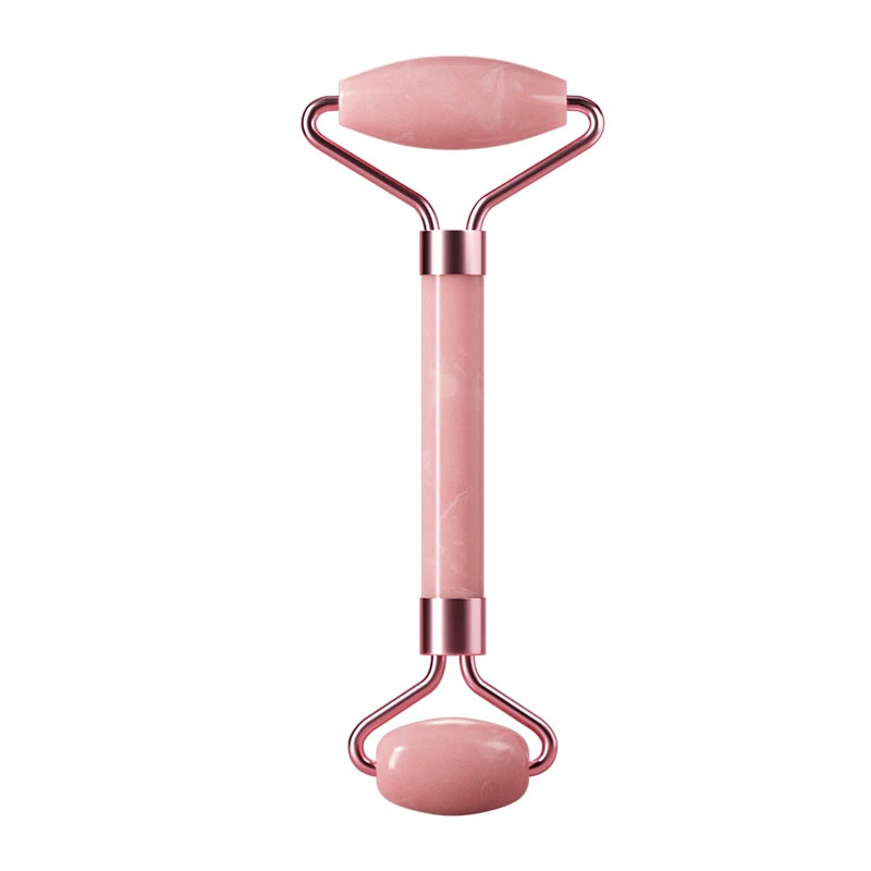 Rolo de Massagem Facial e Placa Gua Sha